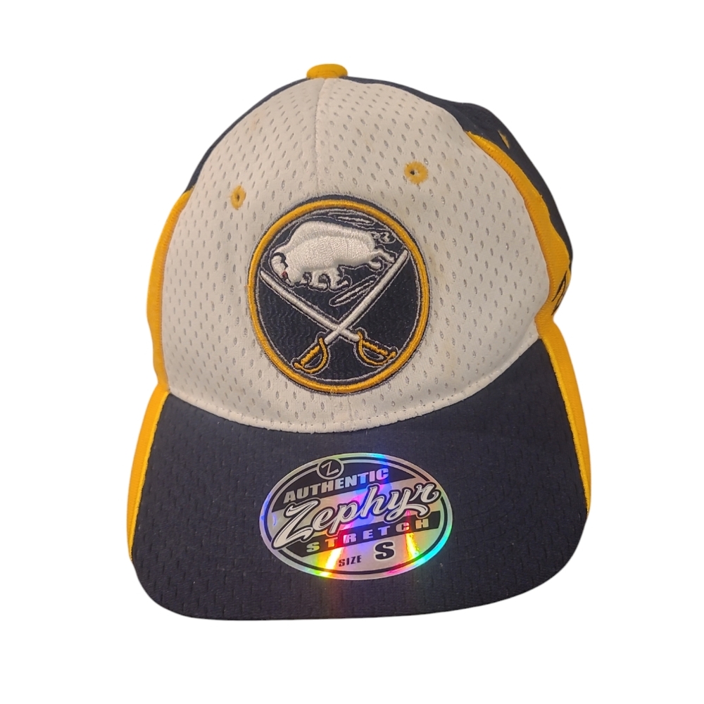 Vintage Zephyr Buffalo Sabres NHL Hockey Flex fit hat / Stretch Fit cap (s) Mens